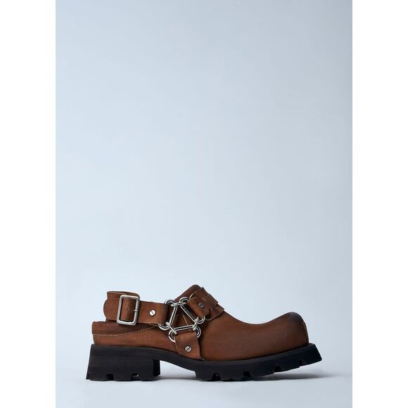 Acne Studios Men Buckle Leather Mules - Picture 1 of 7